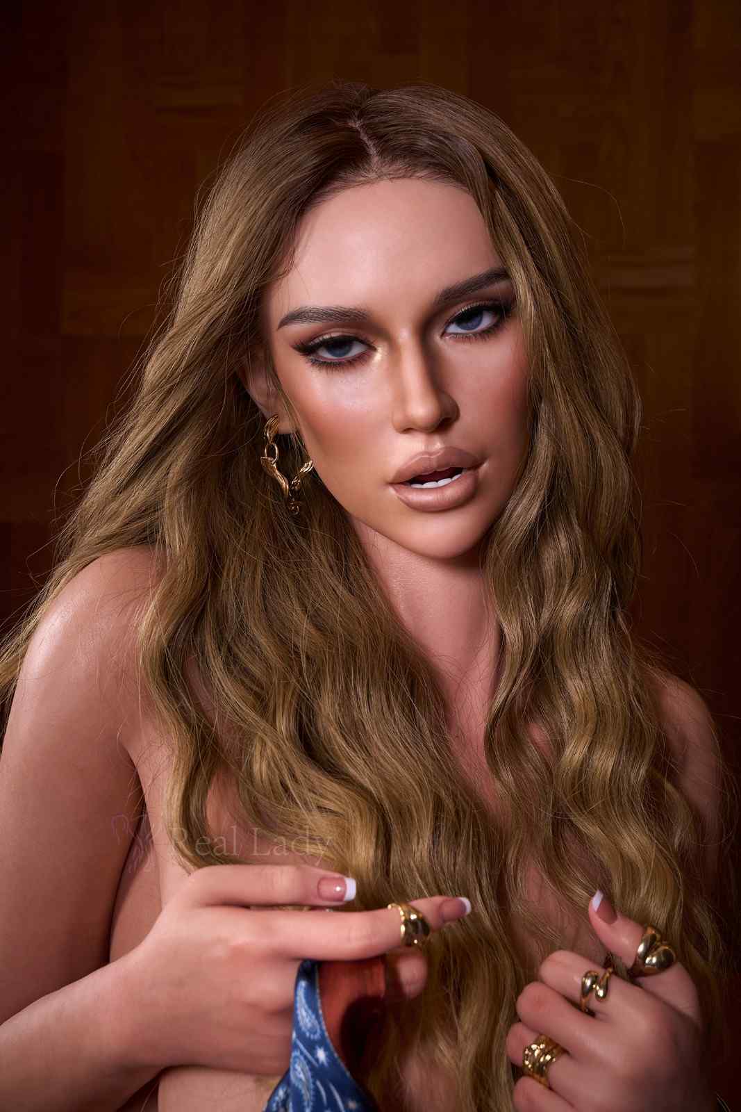 168cm (5ft6") E-Cup Blonde Curvy Silicone Sex Doll - Nina