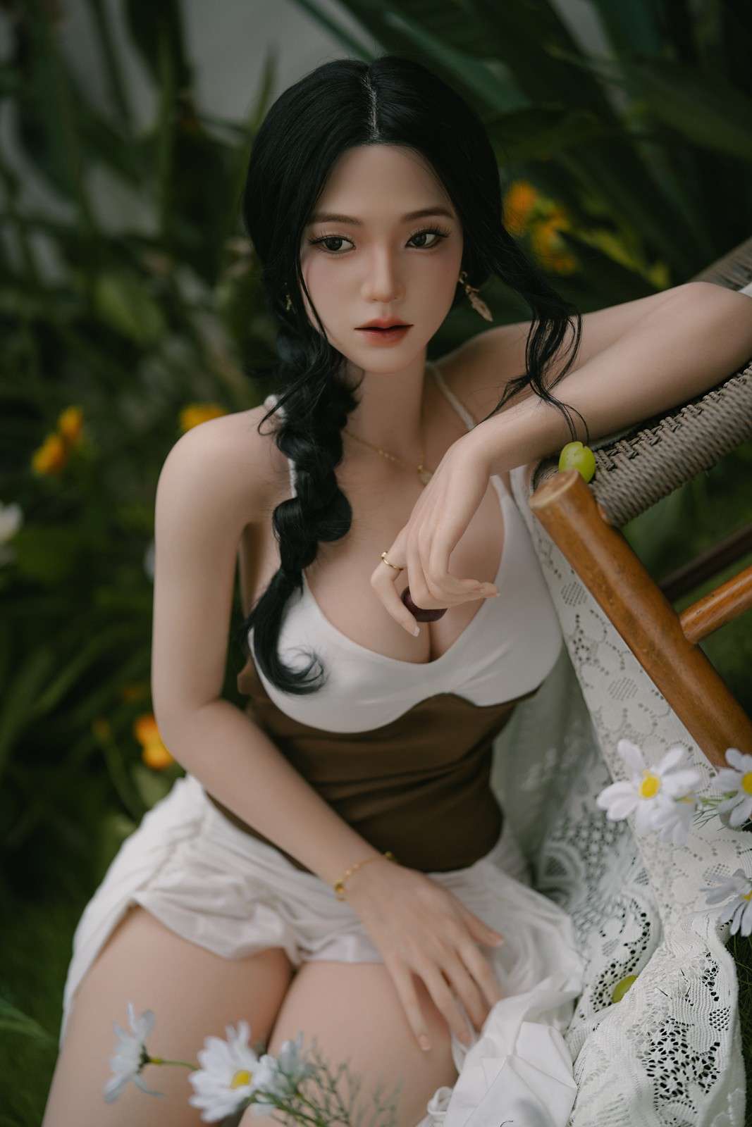 164cm (5ft4") Asian Full Silicone Sex Doll with Movable Jaw - D-Cup - In Stock | US Only