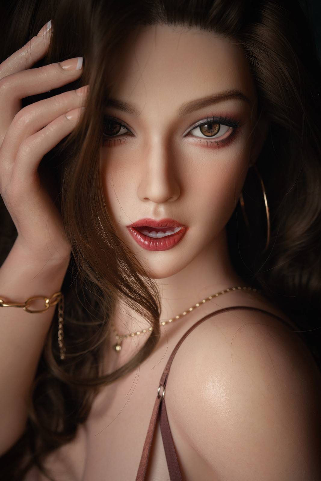 164cm (5ft4") Head with Movable Jaw Full Silicone Sex Doll - In Stock | US Only