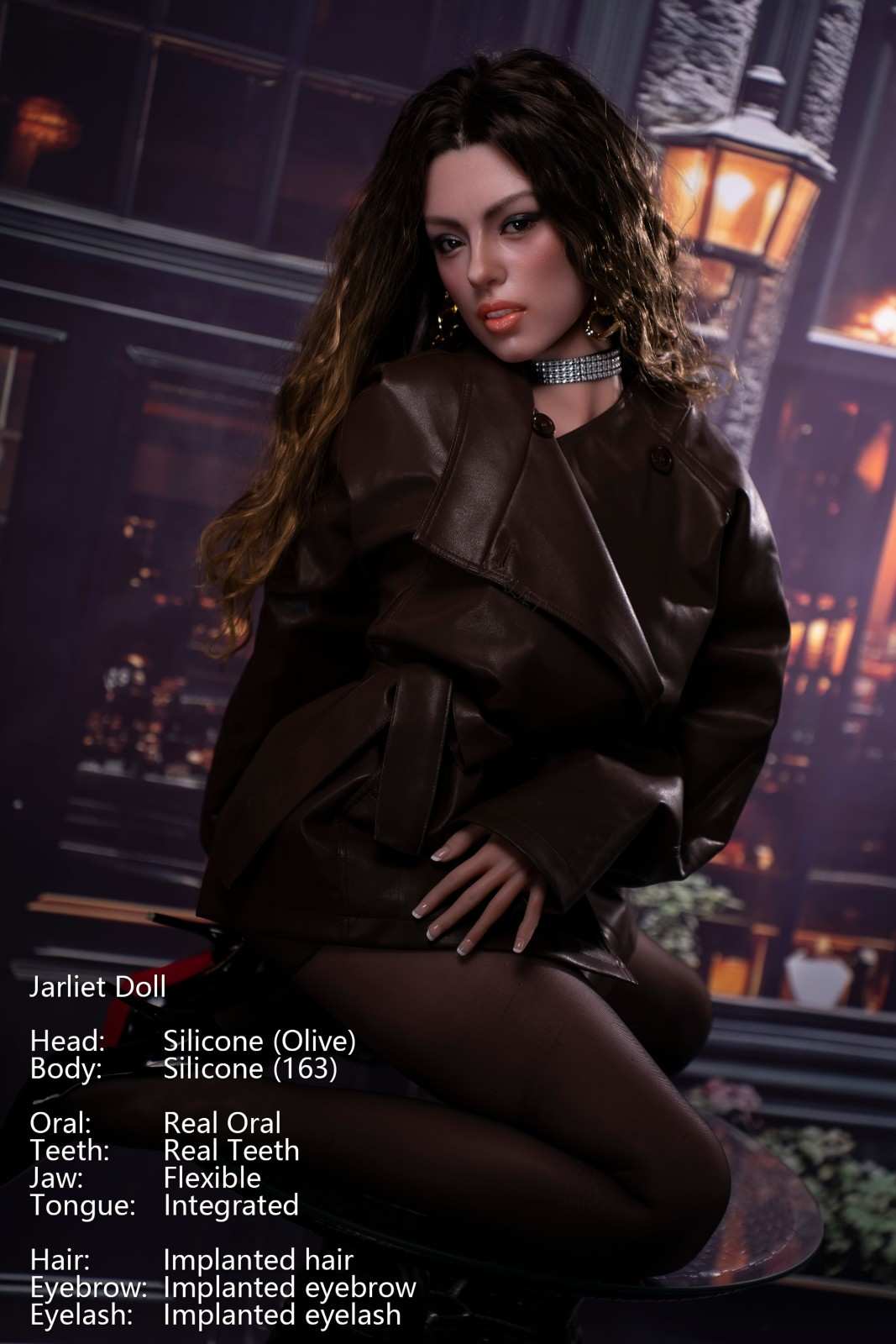 163cm (5ft4") Full Silicone Sex Doll – Light Tan - Olive