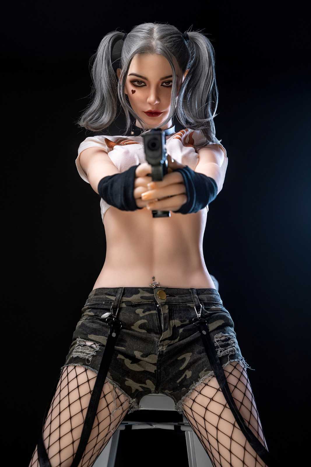 173cm (5ft8") Gothic Sex Doll with Movable jaw - In Stock | US Only