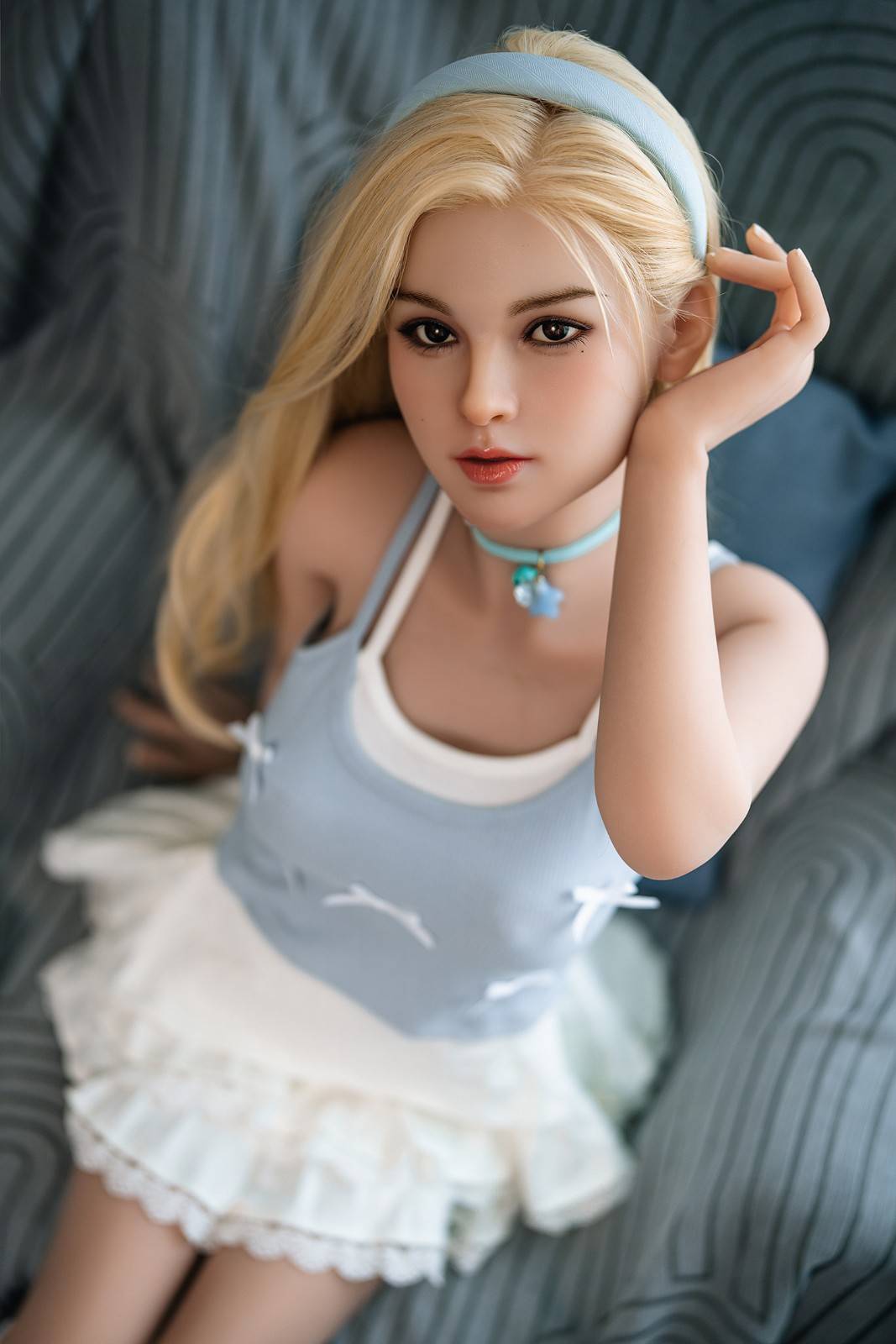 148cm (4ft10") Hybrid Sex Doll in Light Tan Skin with Movable Jaw - In Stock | US Only