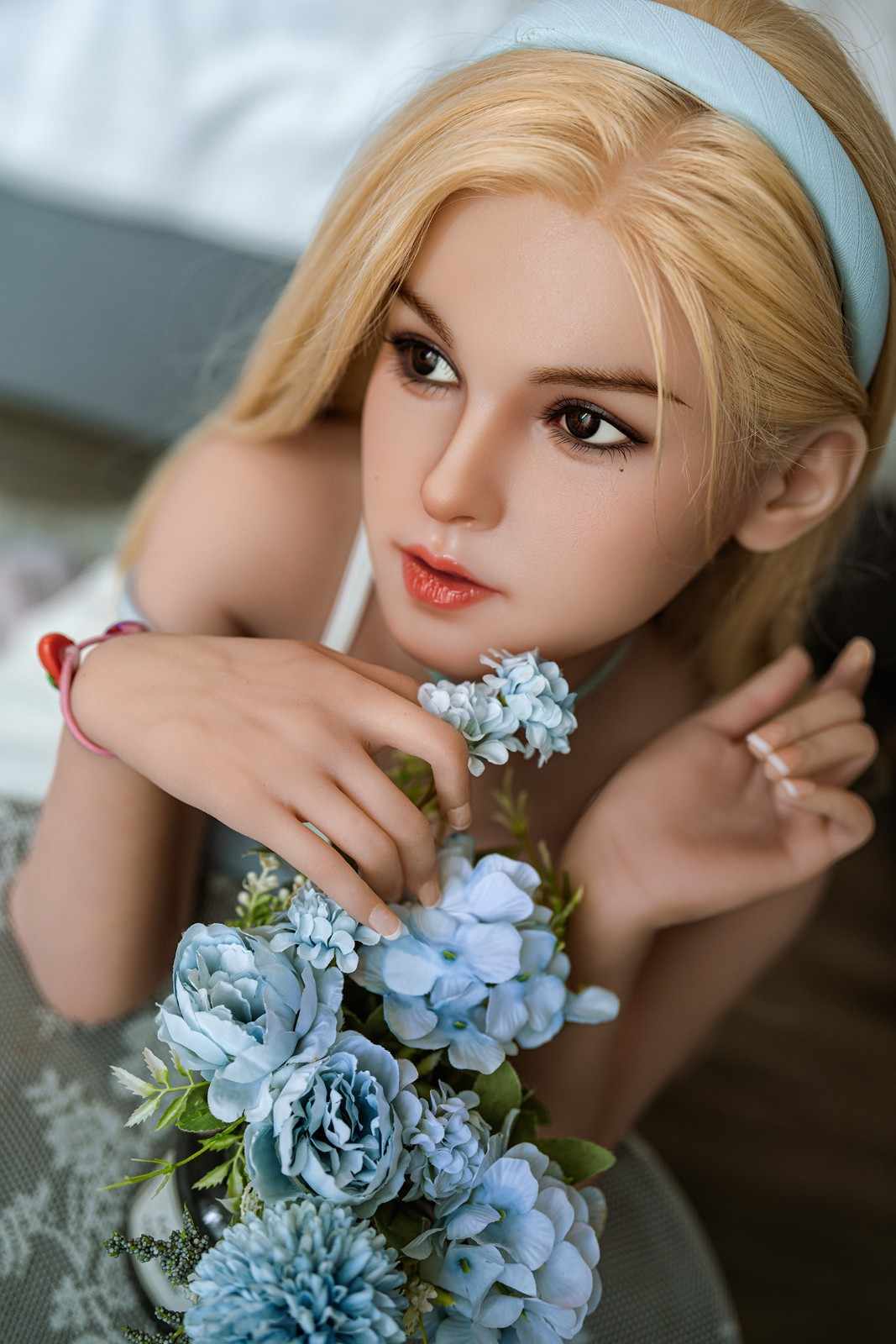 148cm (4ft10") Hybrid Sex Doll in Light Tan Skin with Movable Jaw - In Stock | US Only