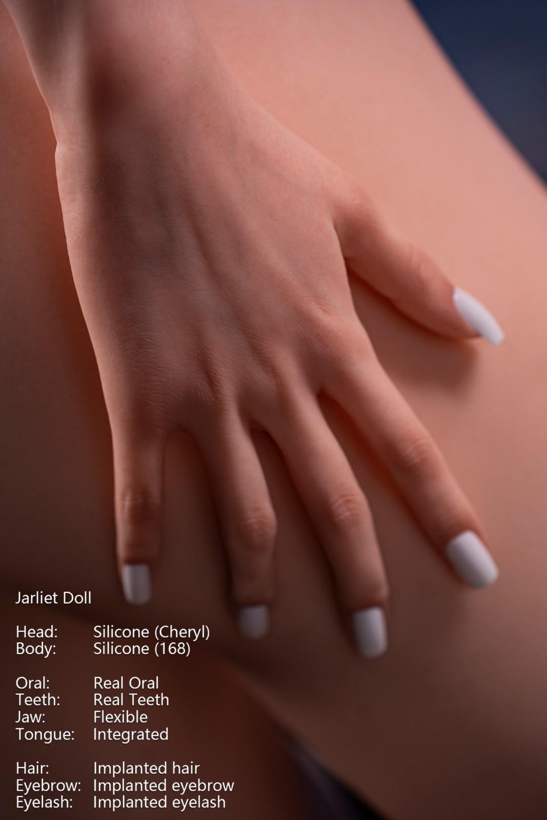 168cm (5ft6") Elegant ROS Brunette Silicone Sex Doll - Cheryl
