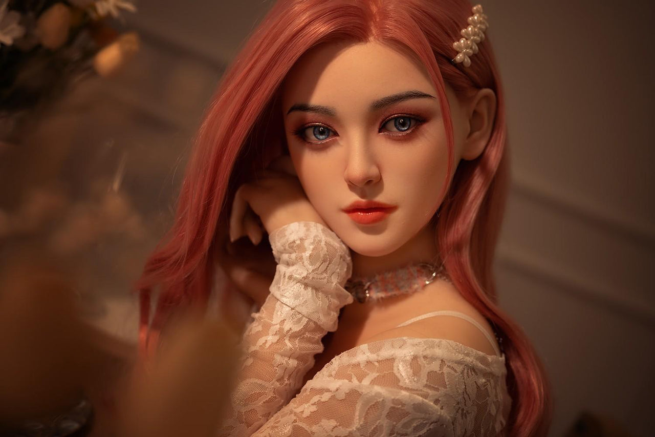 160cm (5'3) C-cup Sex Doll Pink Hair Anime Asian with Silicone Head and TPE body - In Stock | US Only