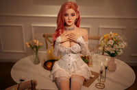 160cm (5'3) C-cup Sex Doll Pink Hair Anime Asian with Silicone Head and TPE body - In Stock | US Only