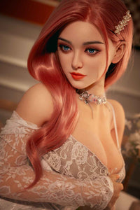 160cm (5'3) C-cup Sex Doll Pink Hair Anime Asian with Silicone Head and TPE body - In Stock | US Only
