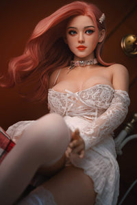 160cm (5'3) C-cup Sex Doll Pink Hair Anime Asian with Silicone Head and TPE body - In Stock | US Only