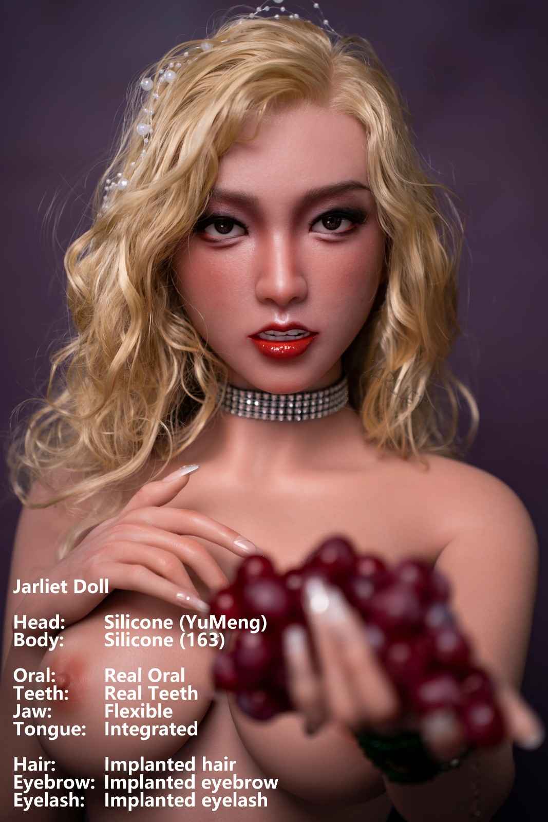 163cm (5ft3") ROS Blonde Curvy Silicone Sex Doll - YuMeng