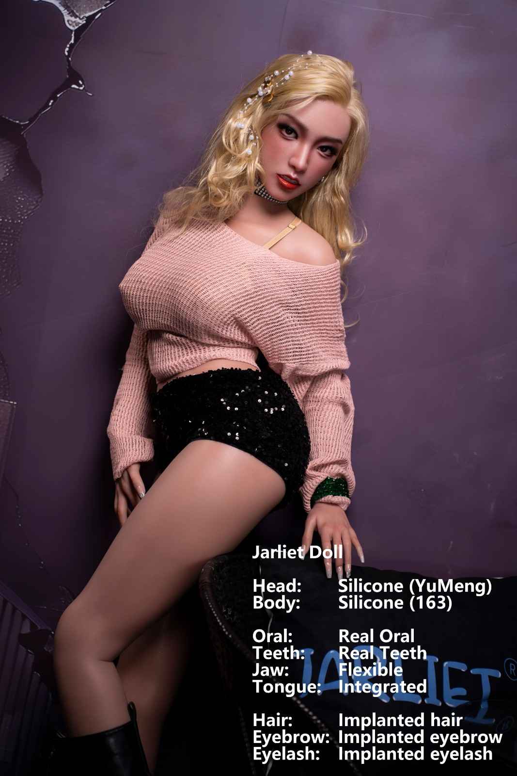 163cm (5ft3") ROS Blonde Curvy Silicone Sex Doll - YuMeng
