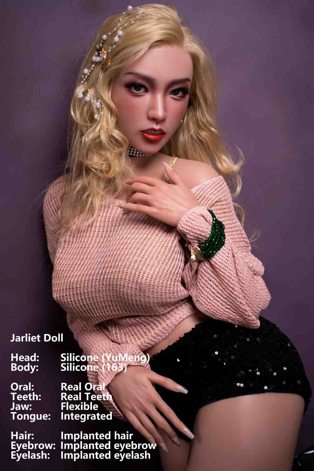 163cm (5ft3") ROS Blonde Curvy Silicone Sex Doll - YuMeng