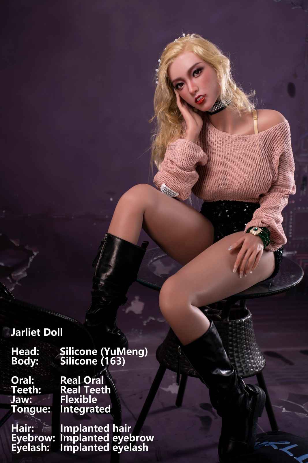 163cm (5ft3") ROS Blonde Curvy Silicone Sex Doll - YuMeng