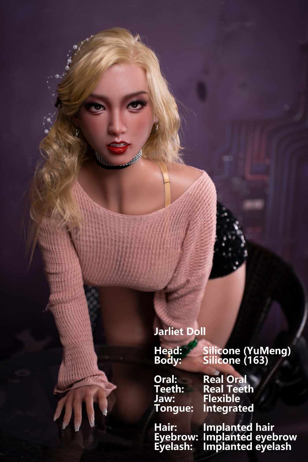 163cm (5ft3") ROS Blonde Curvy Silicone Sex Doll - YuMeng