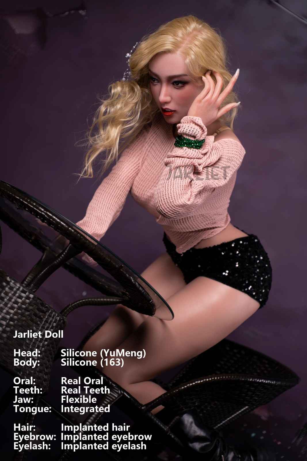 163cm (5ft3") ROS Blonde Curvy Silicone Sex Doll - YuMeng