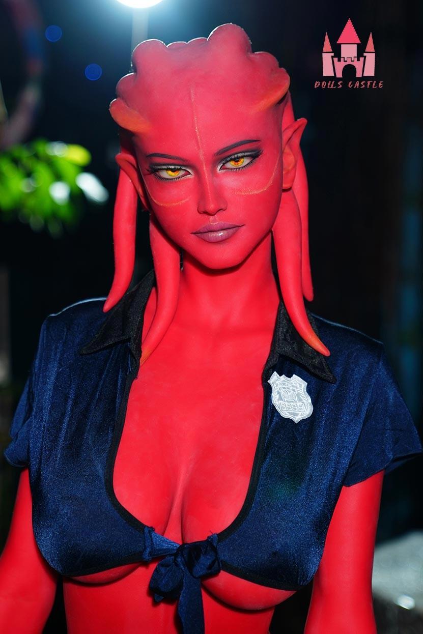 160cm (5ft3") Zombie Sex Doll in Red Skin - Devilish - In Stock | US Only