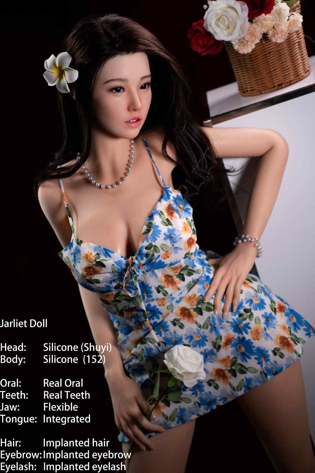 152cm (4ft9") Asian Silicone Head & TPE Body Sex Doll  - Shuyi - In Stock | EU Only