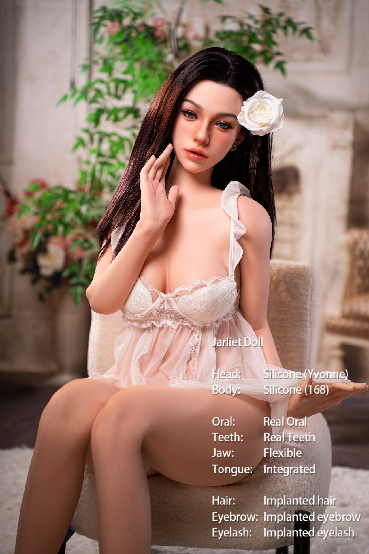 Yvonne -168cm (5ft6") D-Cup ROS Silicone Sex Doll