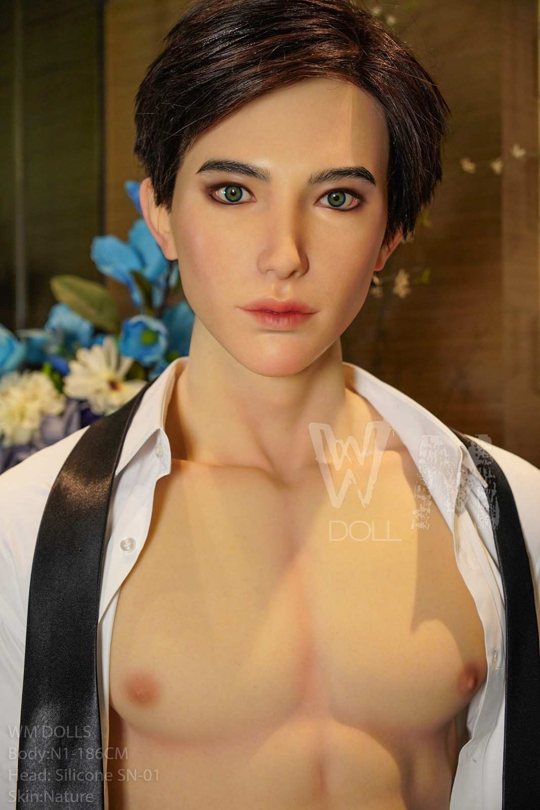 186cm (6ft1") Ultra Light Silicone Sex Male Doll