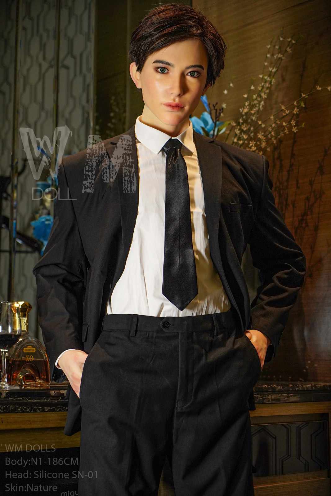 186cm (6ft1") Ultra Light Silicone Sex Male Doll