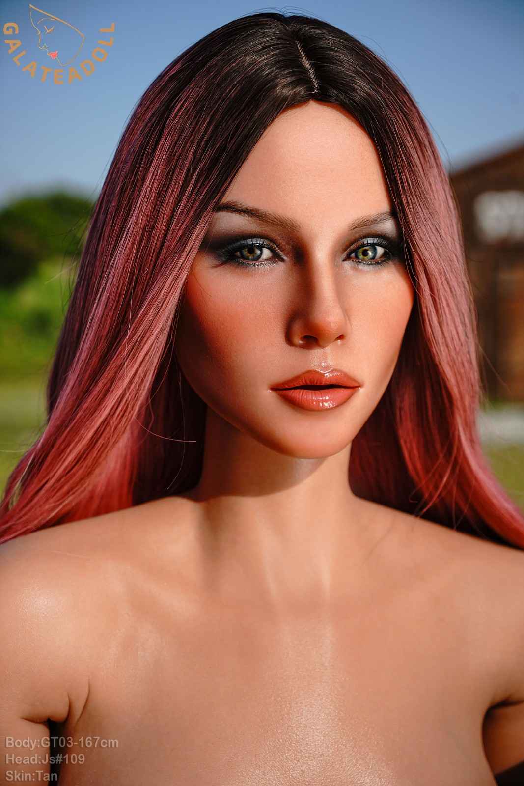 167cm (5ft4") Pink Hair Natural Skin ROS Silicone Sex Doll - C-Cup