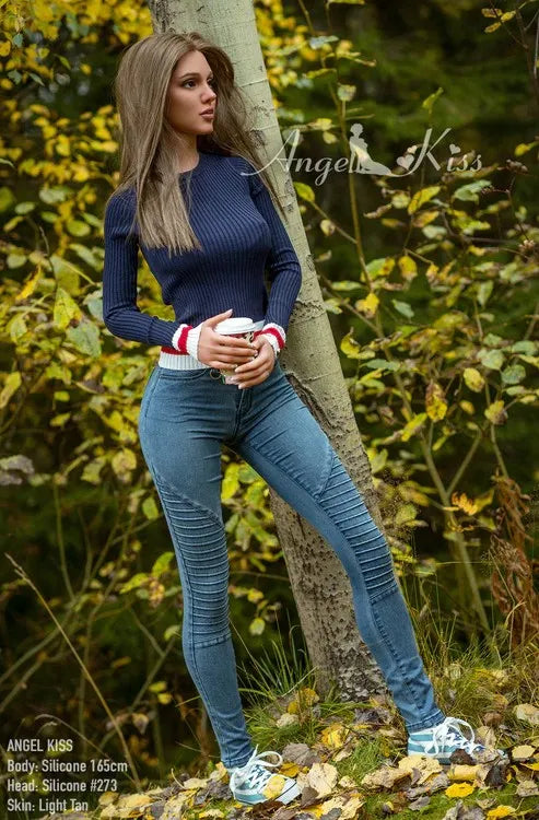 165cm (5ft5") D-Cup Silicone Blonde Bomb Shell with Perky Butt - Millie