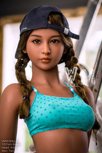 157cm (5ft2') B-Cup Sexy Boyish Olive Skinned Love Doll - Head#33 - Raney