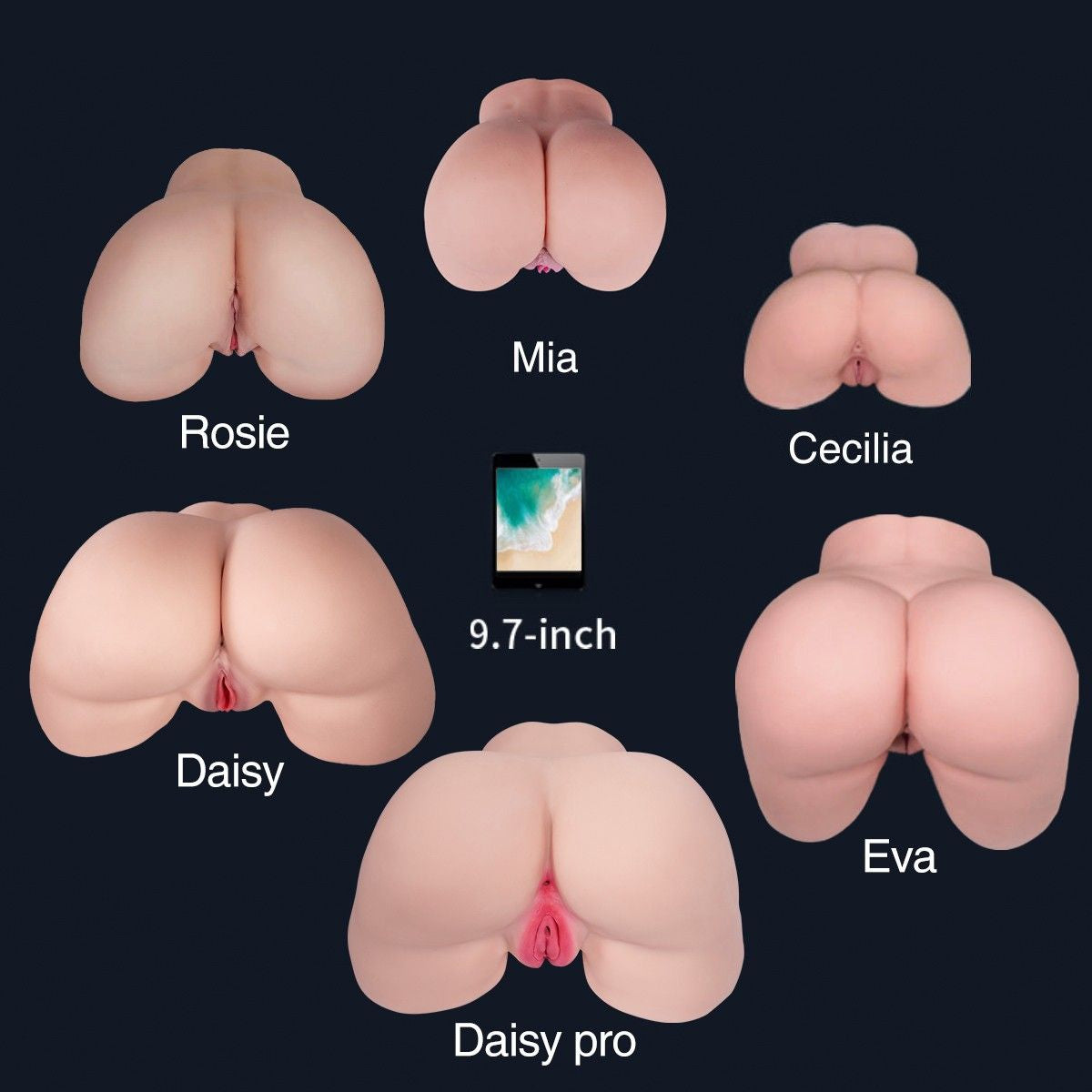 27cm (10.6") Removable Vagina Big Butt Sex Doll Torso – Daisy PRO