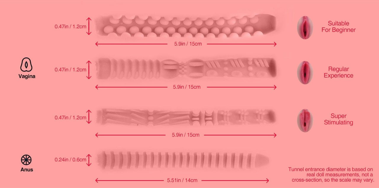 27cm (10.6") Removable Vagina Big Butt Sex Doll Torso – Daisy PRO