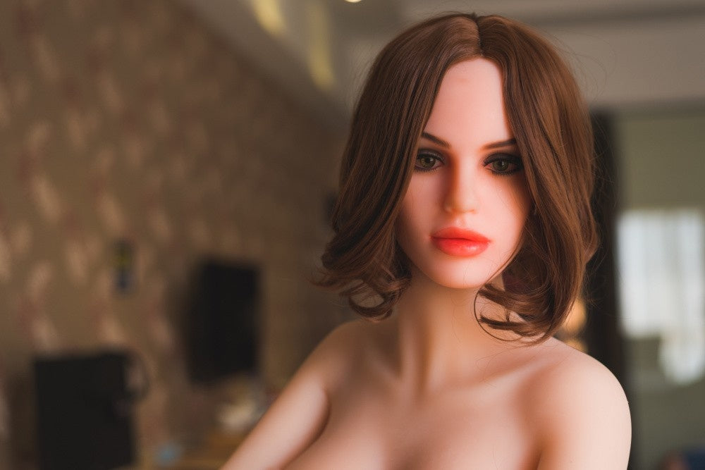 155cm (5ft1') Big Breast and Thin Waist Sex Doll with Head #82