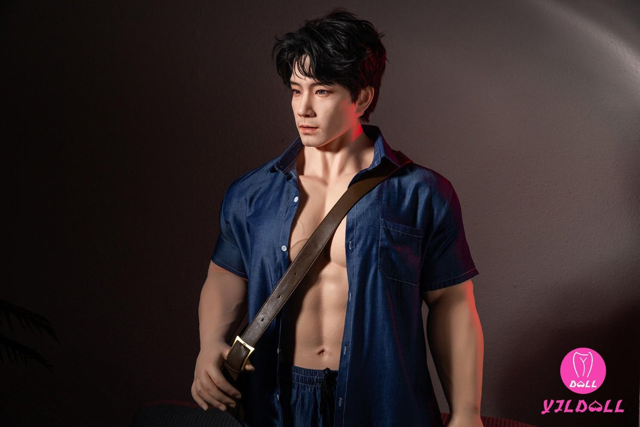 175cm (5ft7") Asian Muscular Male Silicone PRO Sex Doll - Frank