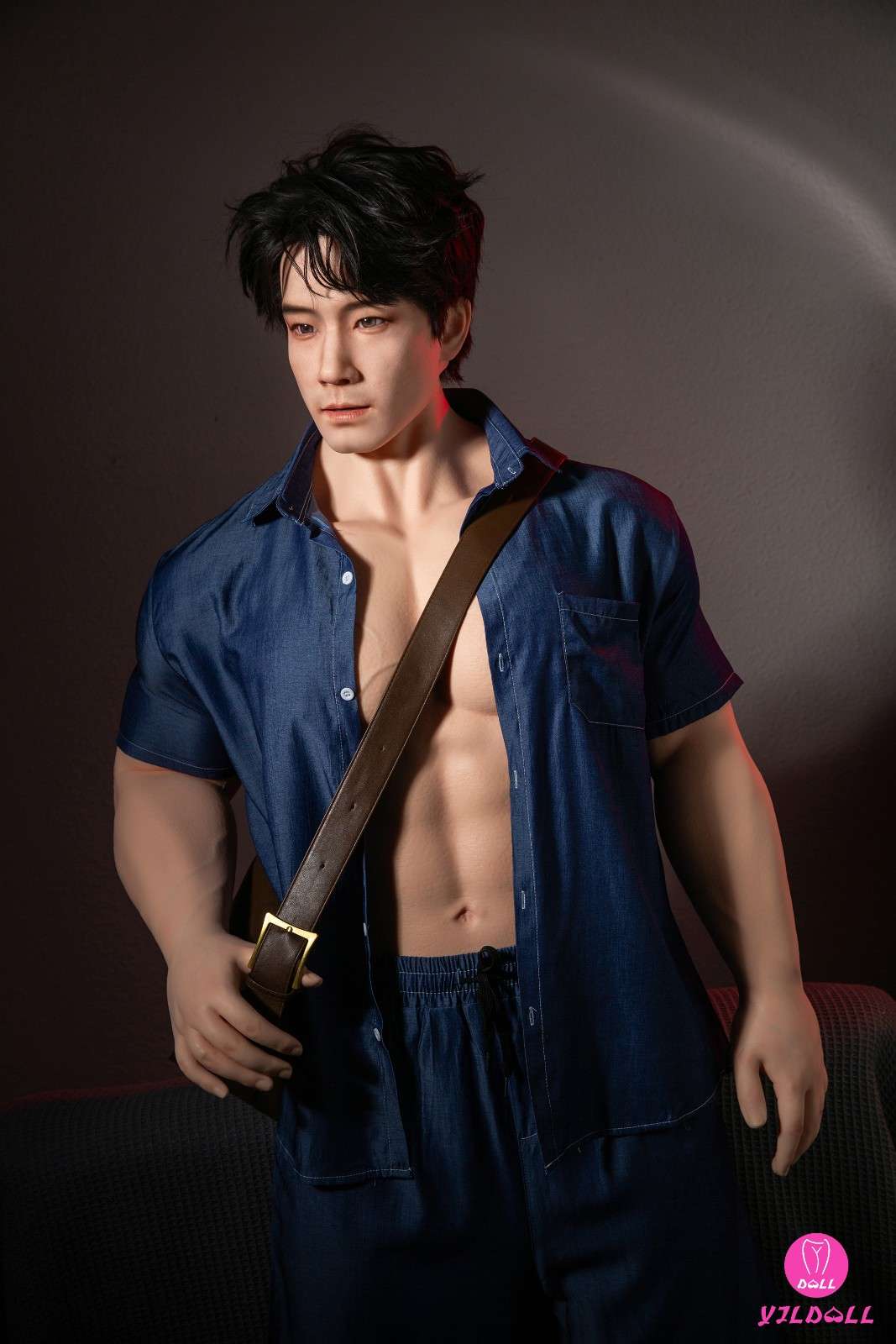 175cm (5ft7") Asian Muscular Male Silicone PRO Sex Doll - Frank