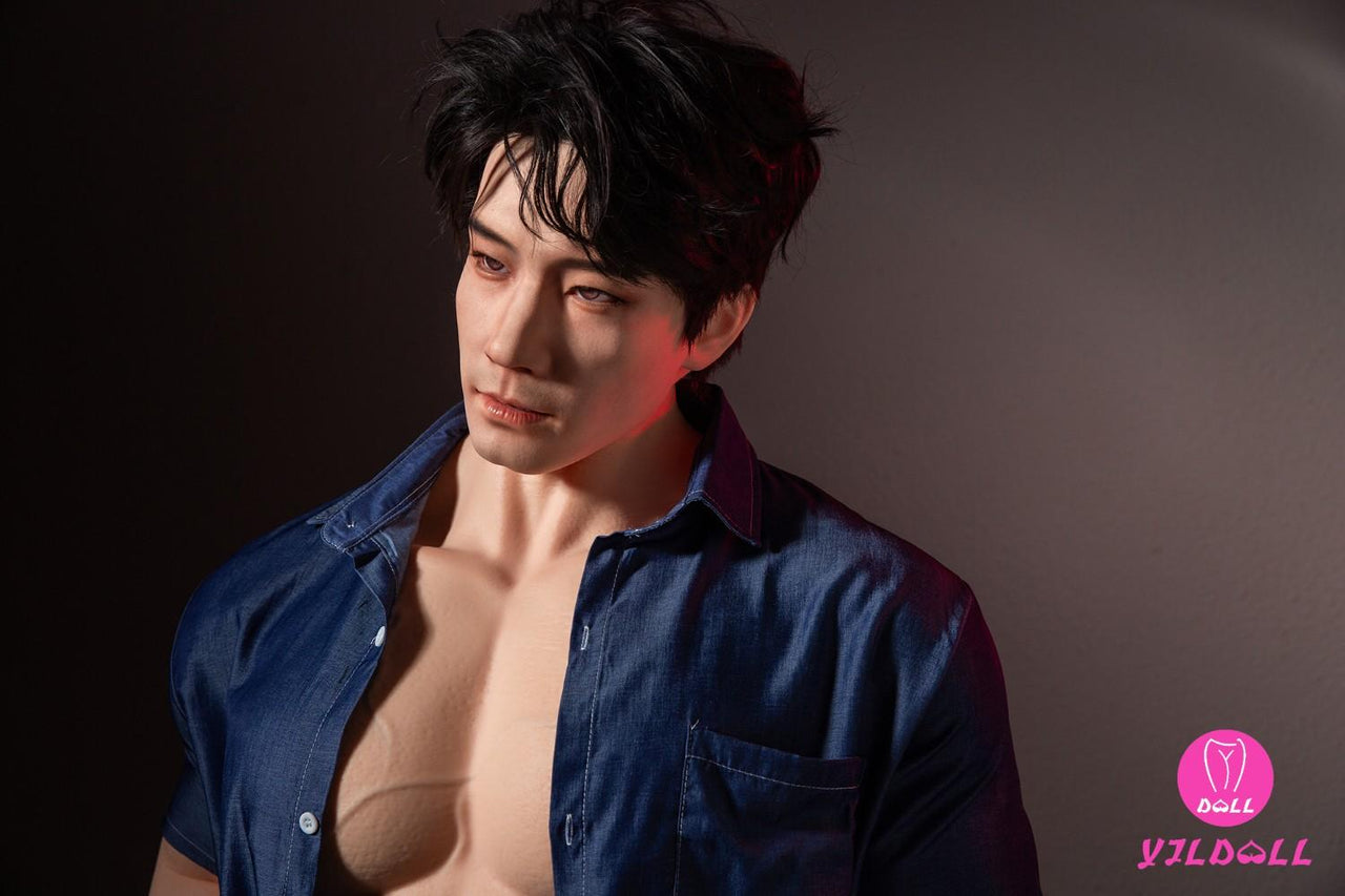 175cm (5ft7") Asian Muscular Male Silicone PRO Sex Doll - Frank