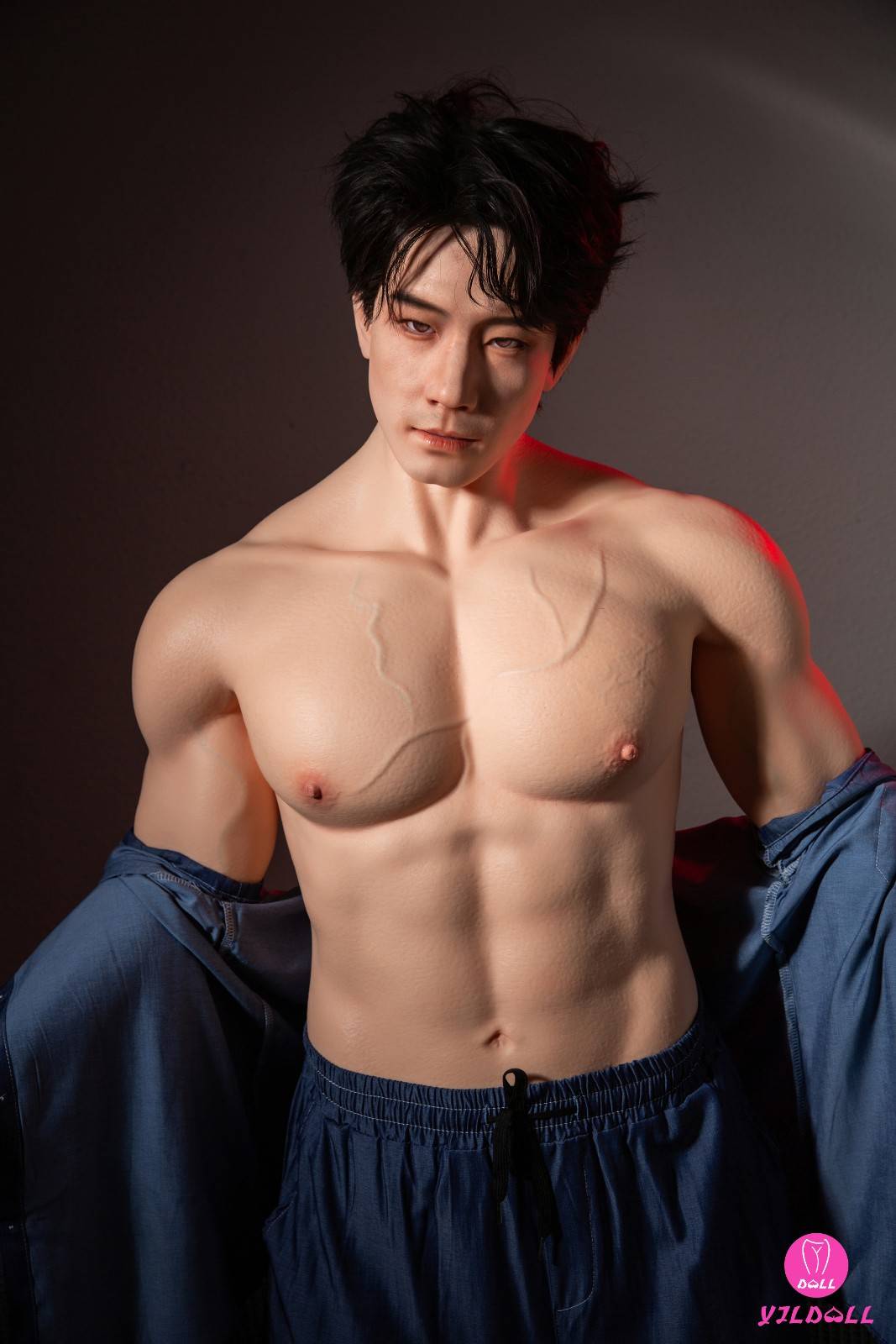 175cm (5ft7") Asian Muscular Male Silicone PRO Sex Doll - Frank