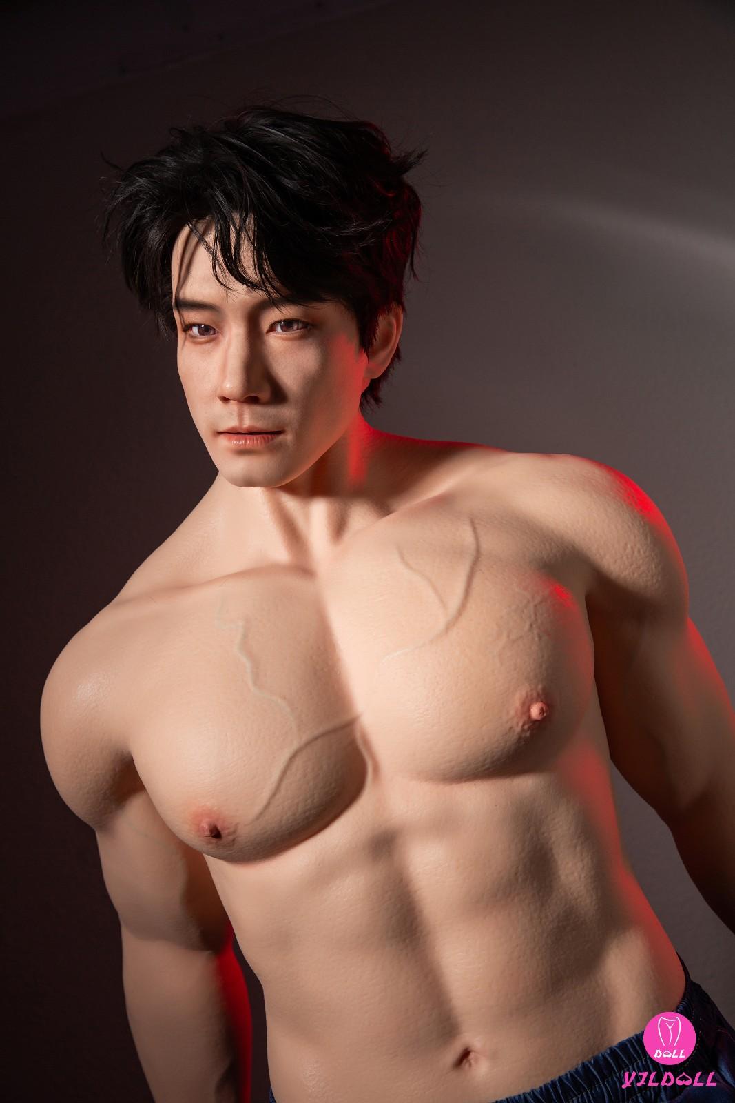 175cm (5ft7") Asian Muscular Male Silicone PRO Sex Doll - Frank
