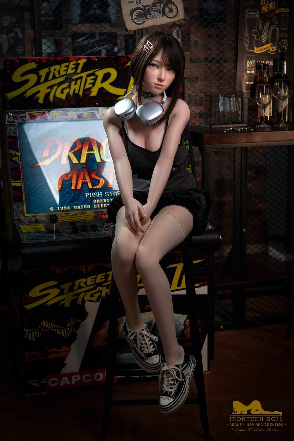 148cm (4ft10') PLUS Silicone Mini Sexdoll - Barbie