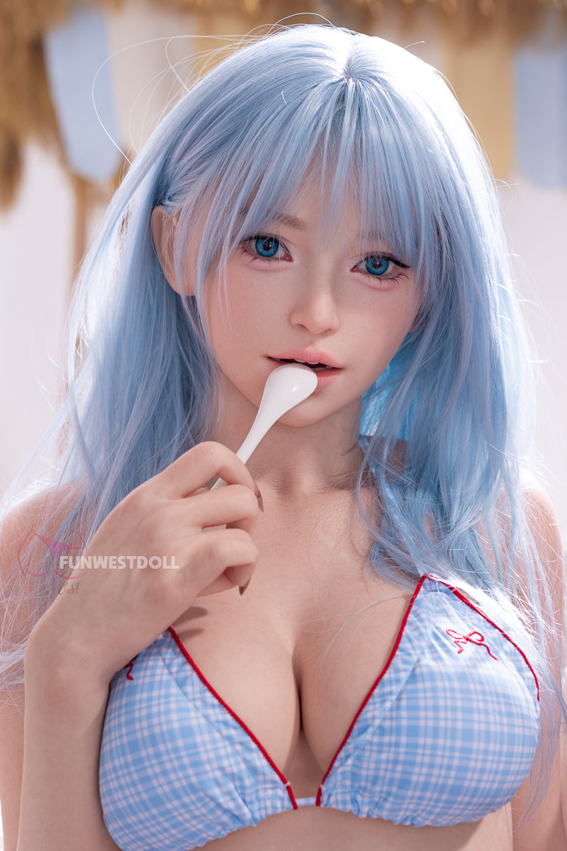 Asian Alice - 159cm (5ft3") F-Cup 038SJ Real Skin Texture Silicone Sex Doll