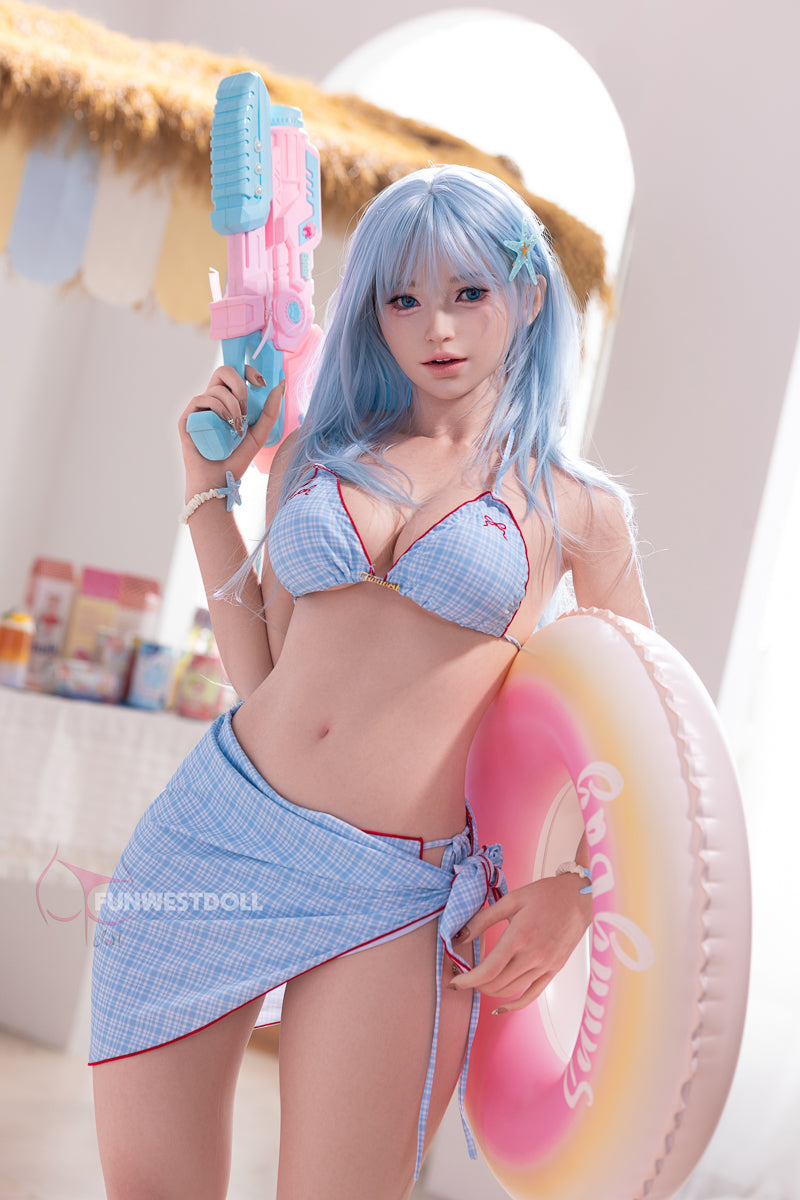 Asian Alice - 159cm (5ft3") F-Cup 038SJ Real Skin Texture Silicone Sex Doll