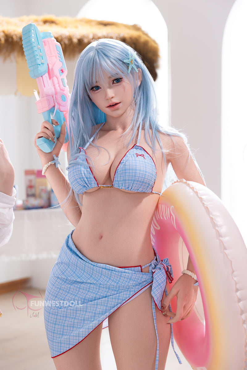 Asian Alice - 159cm (5ft3") F-Cup 038SJ Real Skin Texture Silicone Sex Doll