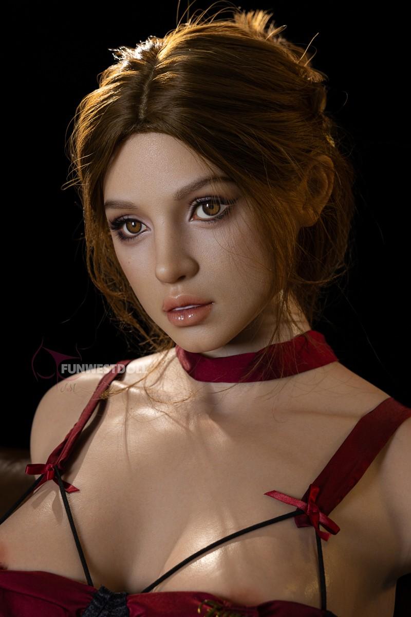 113cm (3ft8") Brunette Lightweight Torso Sex Doll  – D-Cup - Lyra
