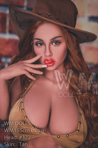 155cm (5ft1') L-Cup BBW Cowgirl Companion Doll with Nipple Penetration - Head#372 - Steph