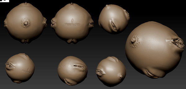 Jiggly Joy 6.5kg (14.3 lbs) Jewel Onahole Ball 5 Holes in One Masturbation Toy