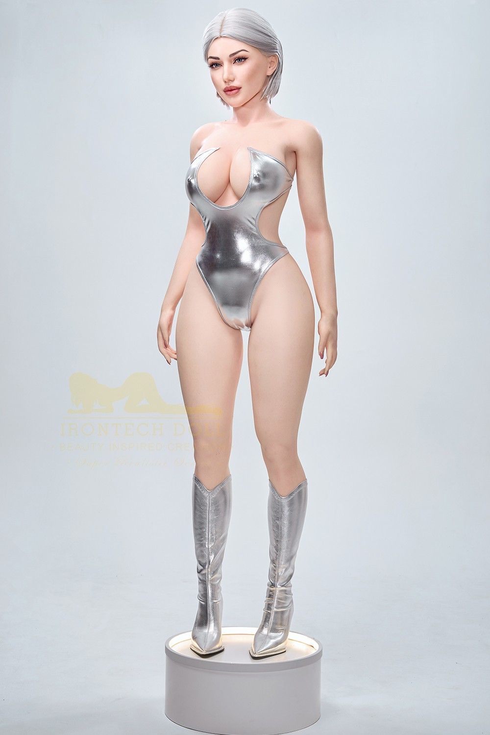 159cm (5ft2') Platinum Blonde Real Silicone Sex Doll- Celine