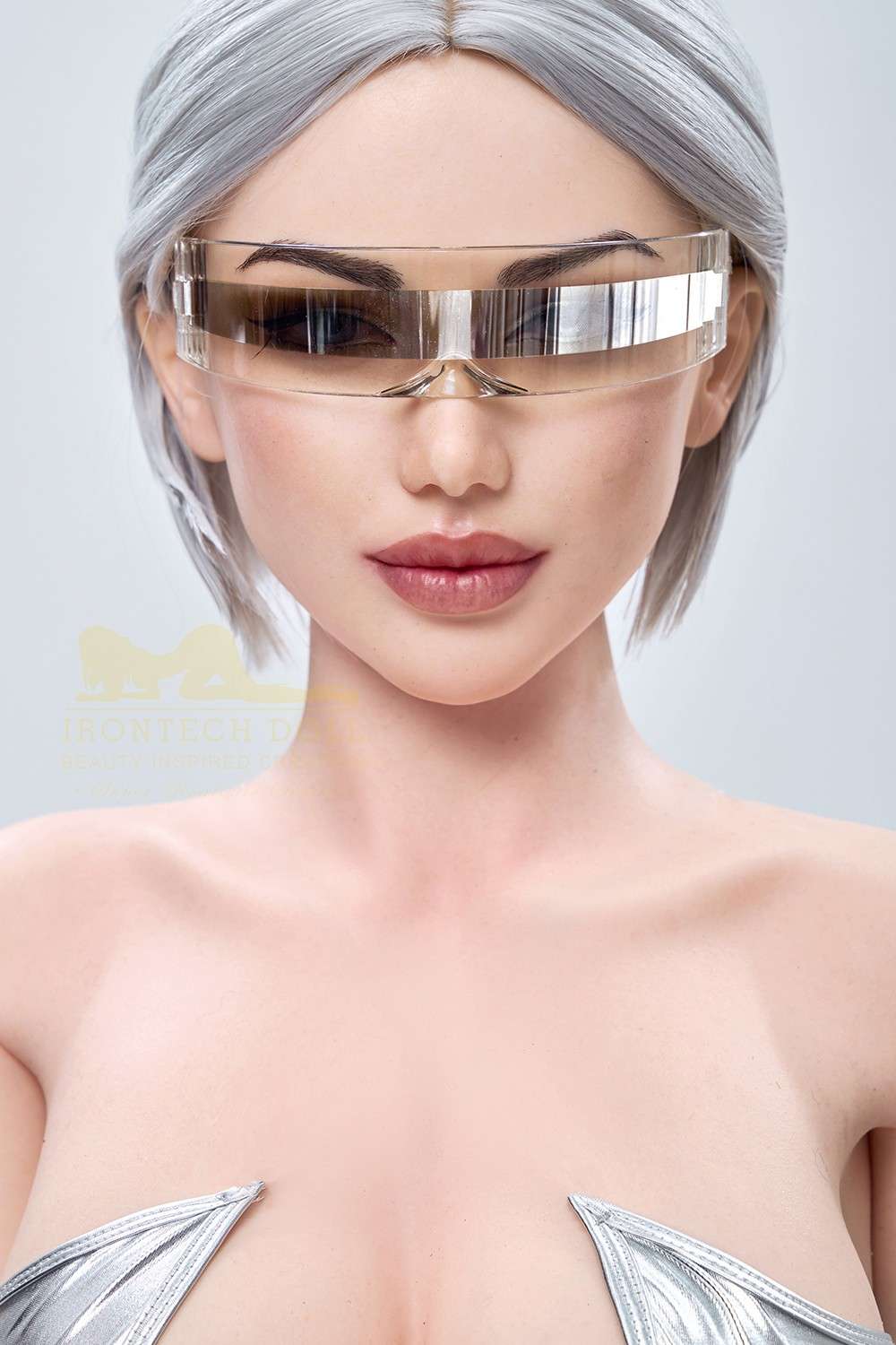 159cm (5ft2') Platinum Blonde Real Silicone Sex Doll- Celine