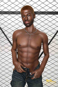176cm (5ft7') Life Size Ebony Silicone Male Sex Doll - Bill