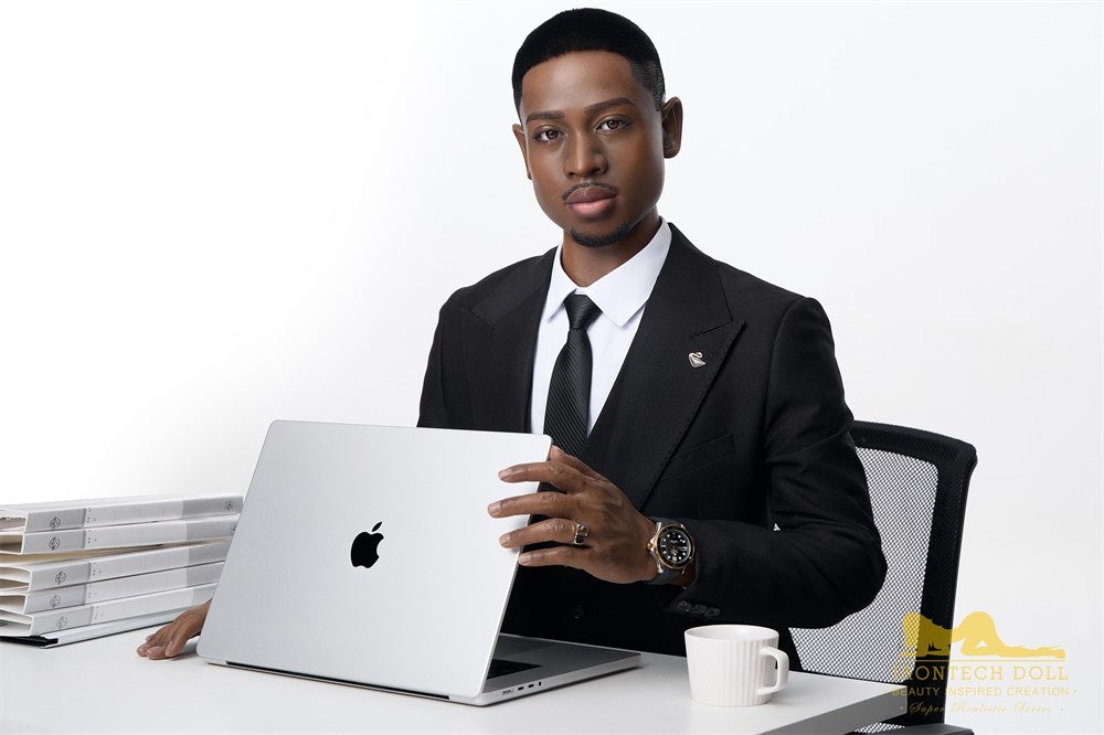 170cm (5ft5') Elegant Black Male Sex Doll – Entrepreneur Fantasy Companion - James