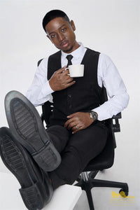 170cm (5ft5') Elegant Black Male Sex Doll – Entrepreneur Fantasy Companion - James