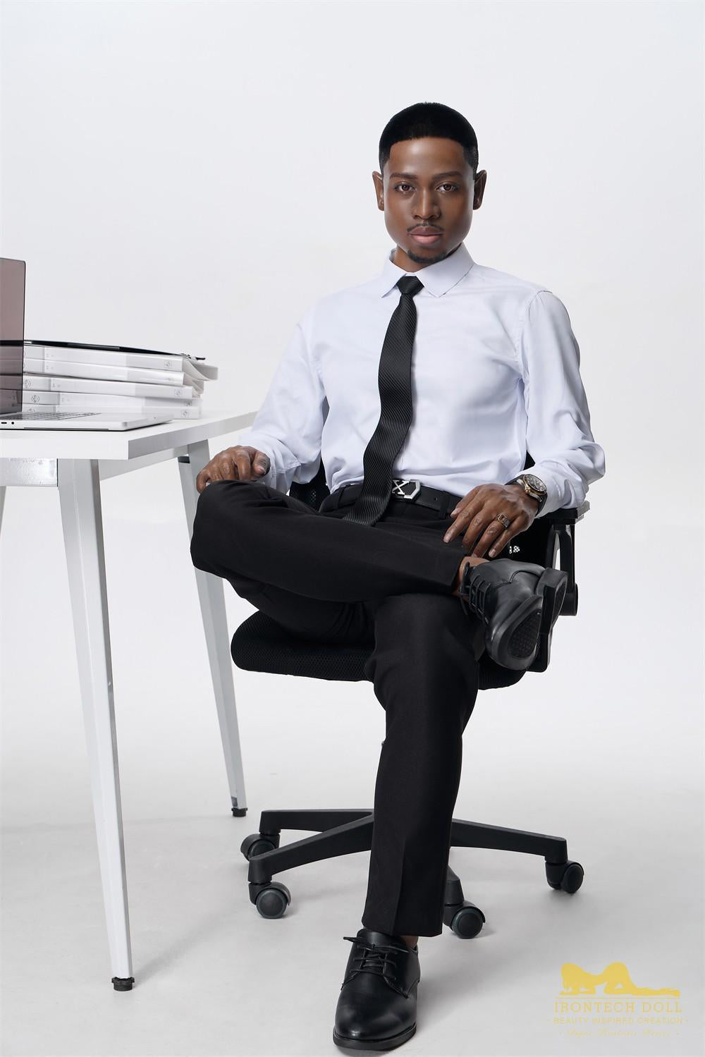 170cm (5ft5') Elegant Black Male Sex Doll – Entrepreneur Fantasy Companion - James