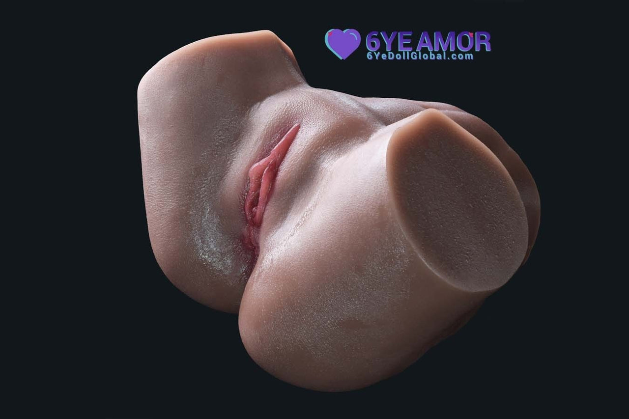 17.5cm (6.9") Masturbator Double Holes Leg Spread (Model# LY0001)