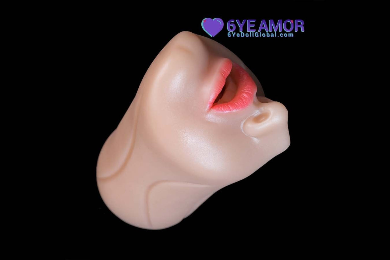 10cm (3.9") Blowjob Mouth with Teeth Masturbator ( Model# LY0011)