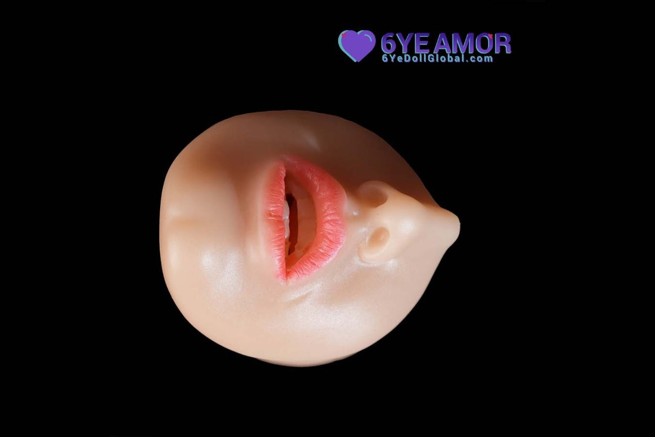 10cm (3.9") Blowjob Mouth with Teeth Masturbator ( Model# LY0011)